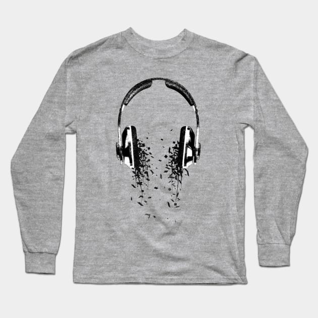 Listen to your stuff - headphones Long Sleeve T-Shirt by bangtees